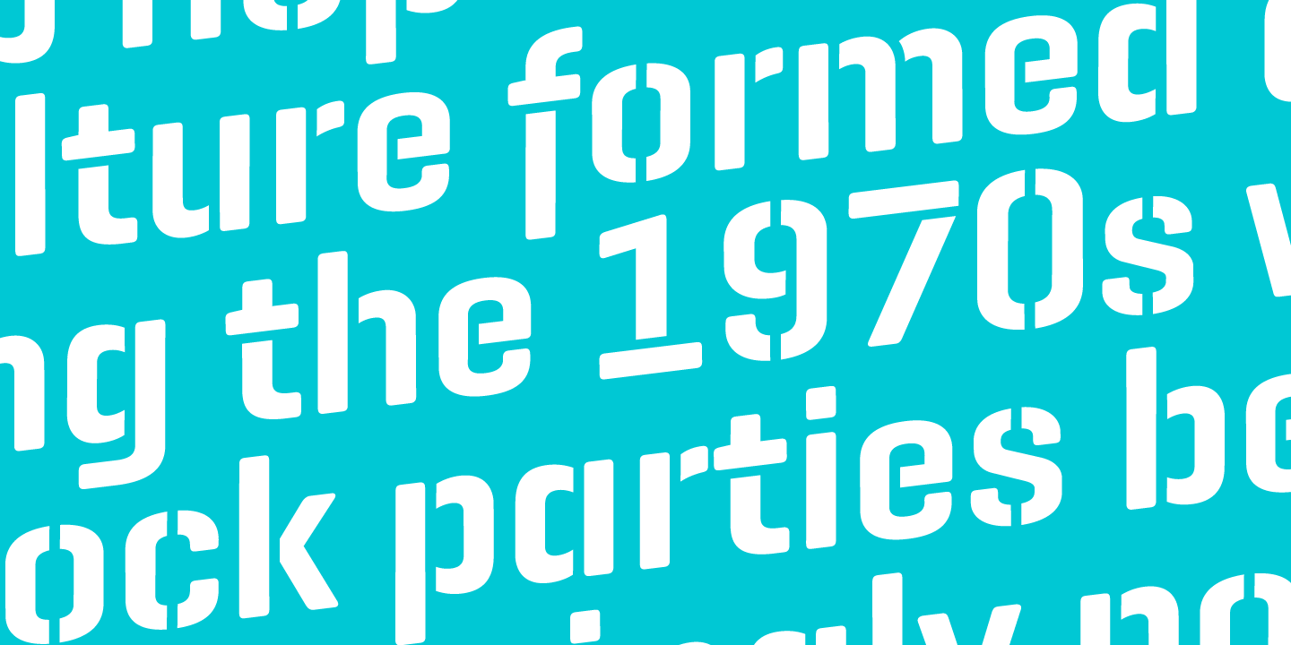 Przykład czcionki Geogrotesque Stencil B Light Italic